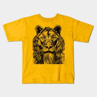 Lion of Judah - King Of Kings Kids T-Shirt